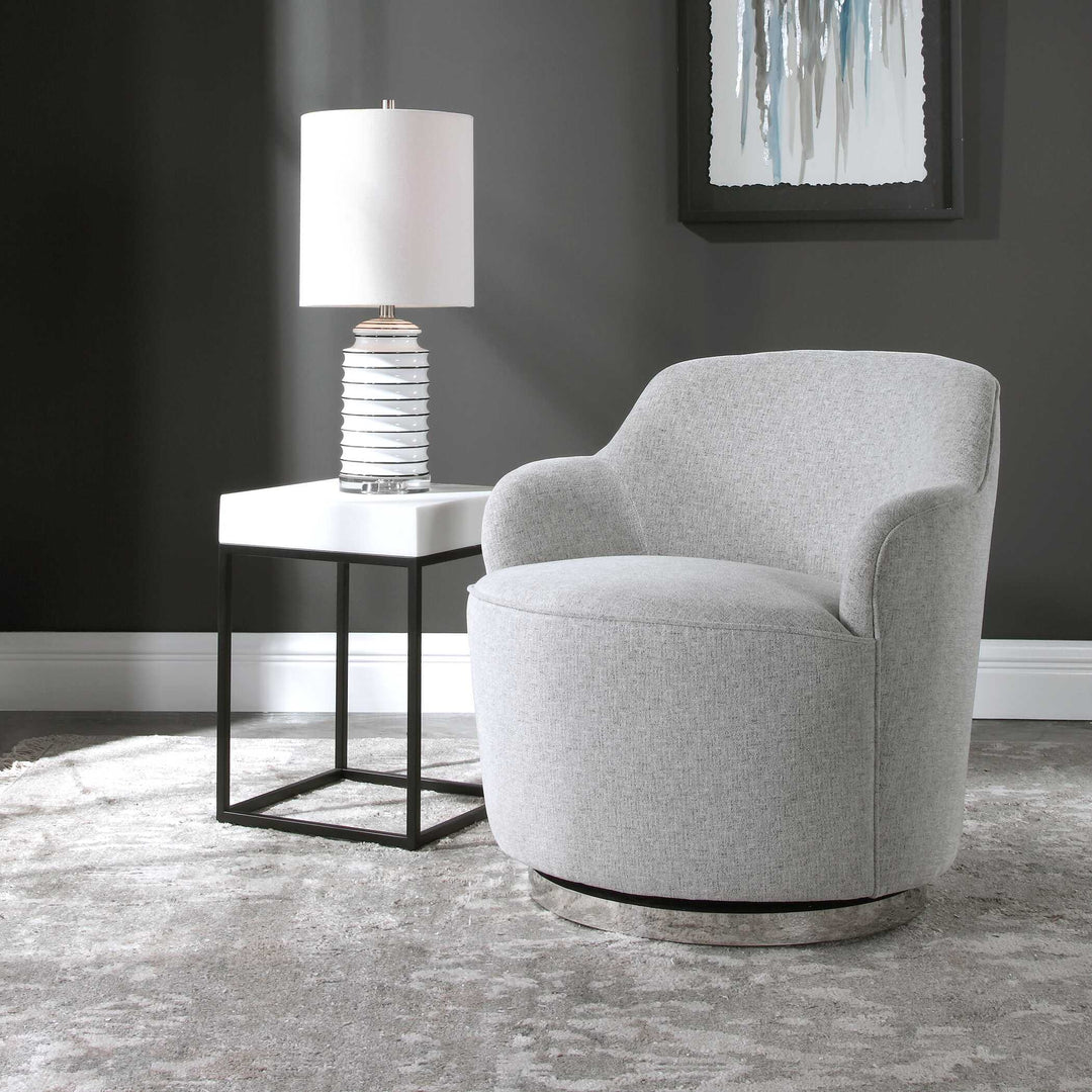 American Home Furniture Uttermost Hobart Casual Swivel Chair