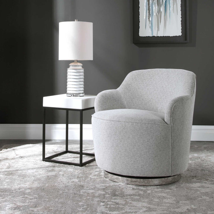 American Home Furniture Uttermost Hobart Casual Swivel Chair