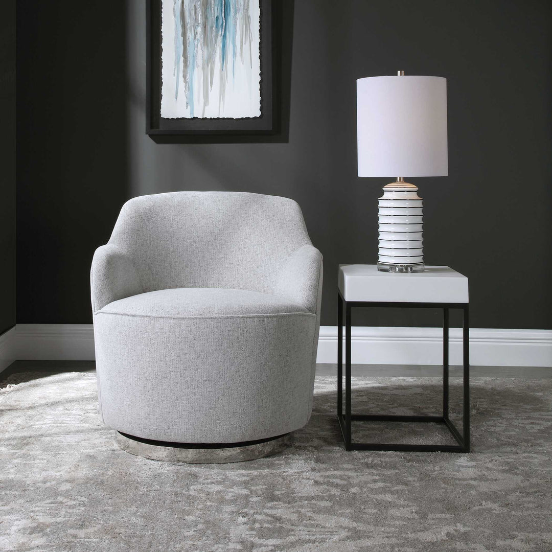 American Home Furniture Uttermost Hobart Casual Swivel Chair