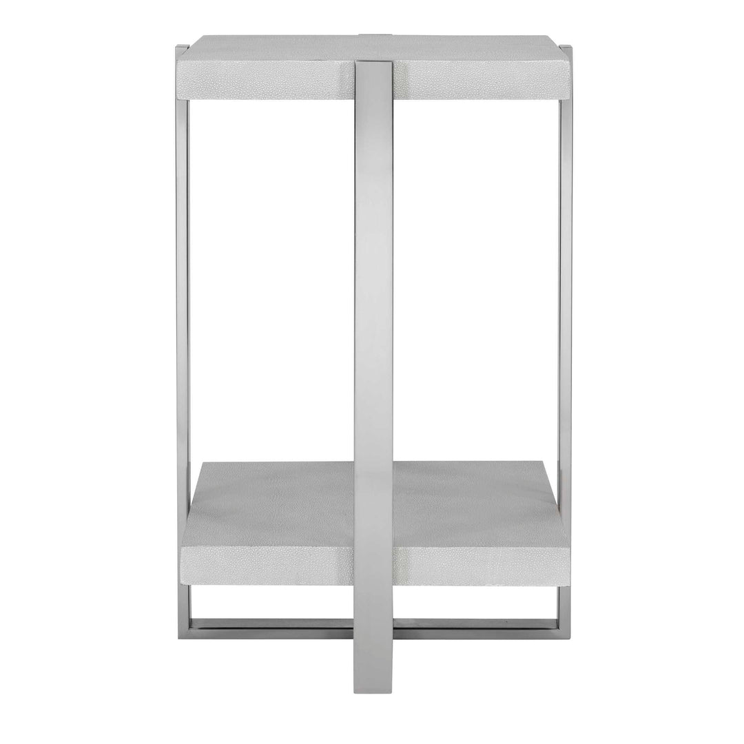 American Home Furniture Uttermost Arnaut White Accent Table
