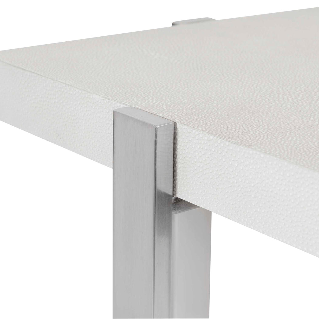 American Home Furniture Uttermost Arnaut White Accent Table