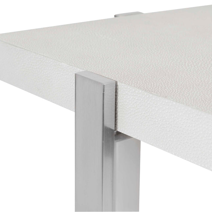 American Home Furniture Uttermost Arnaut White Accent Table