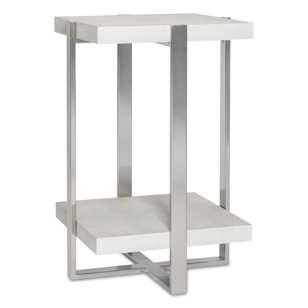 American Home Furniture Uttermost Arnaut White Accent Table