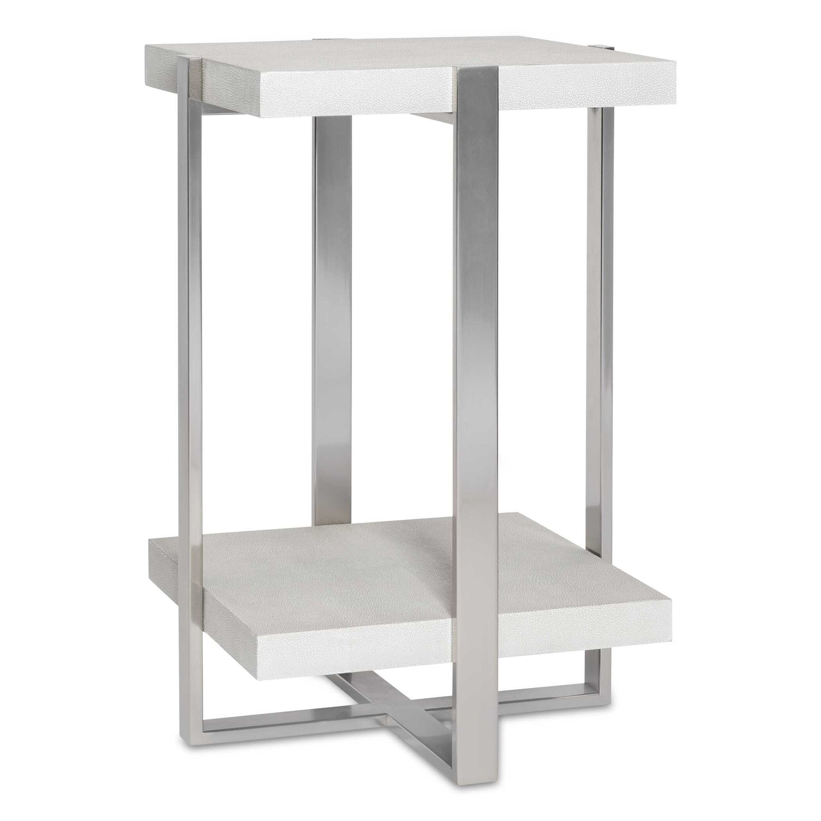 American Home Furniture Uttermost Arnaut White Accent Table