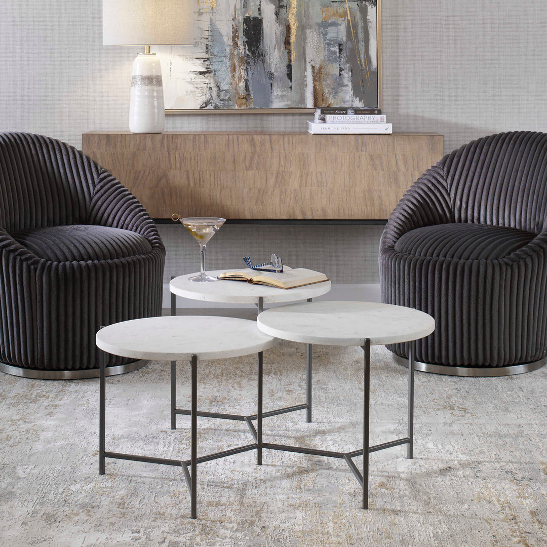 American Home Furniture Uttermost Contarini Tiered Coffee Table