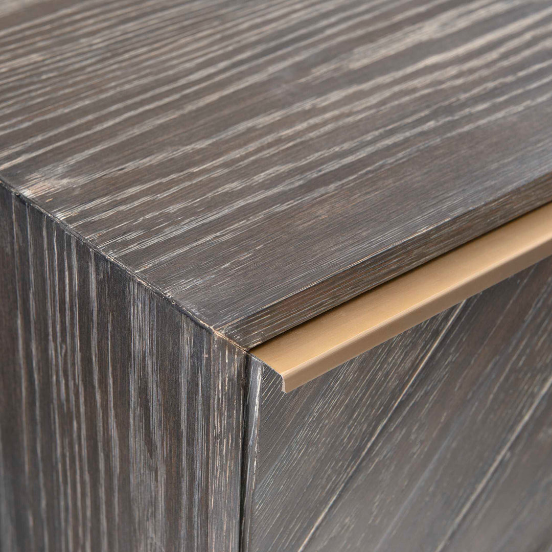 American Home Furniture Uttermost Armistead Dark Walnut Drawer Chest
