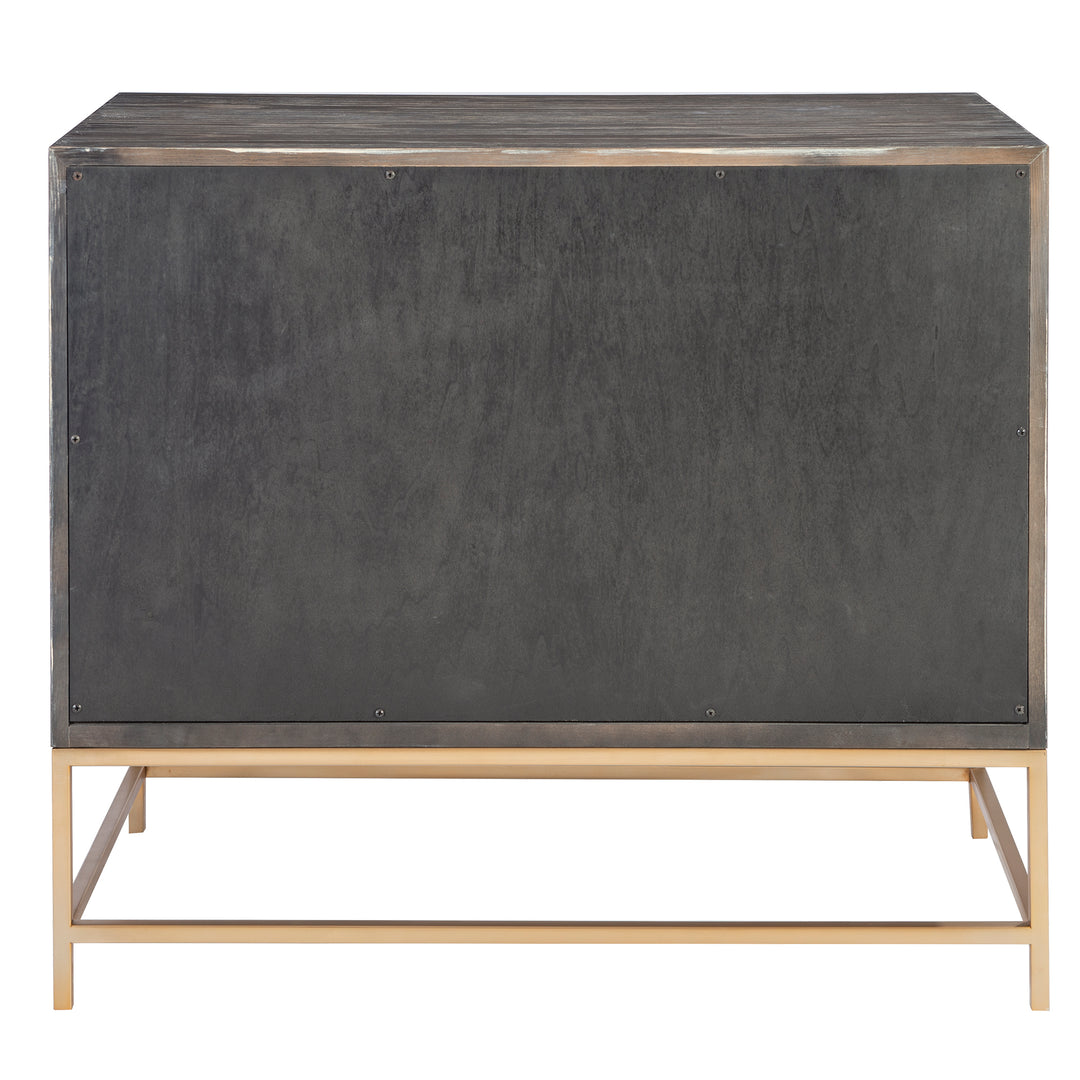 American Home Furniture Uttermost Armistead Dark Walnut Drawer Chest