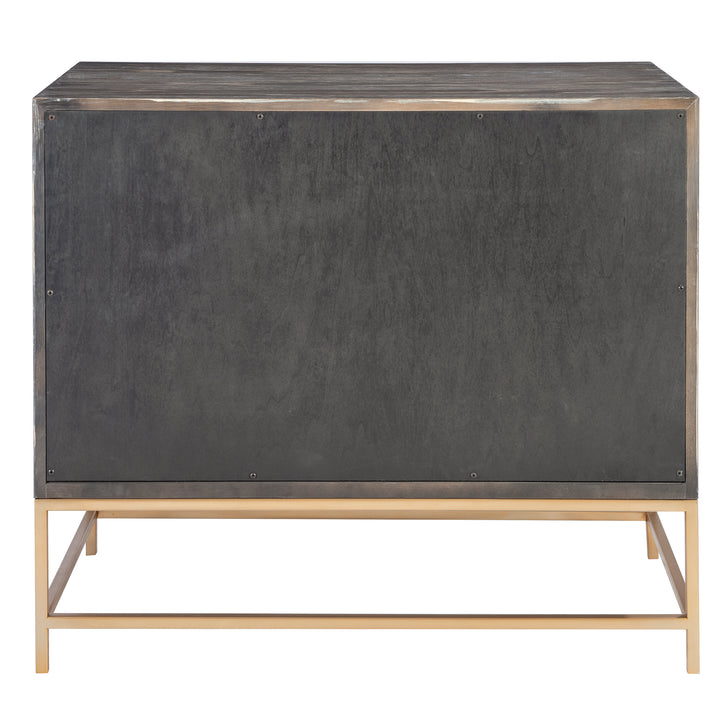 American Home Furniture Uttermost Armistead Dark Walnut Drawer Chest