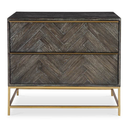 American Home Furniture Uttermost Armistead Dark Walnut Drawer Chest