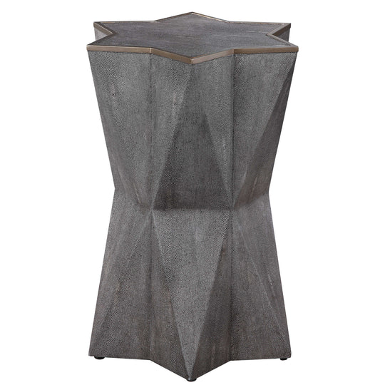 American Home Furniture Uttermost Capella Gray Accent Table