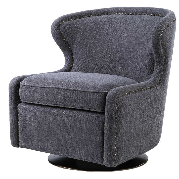 American Home Furniture Uttermost Biscay Swivel Chair