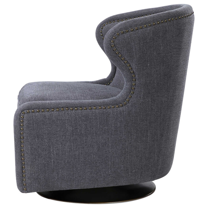 American Home Furniture Uttermost Biscay Swivel Chair