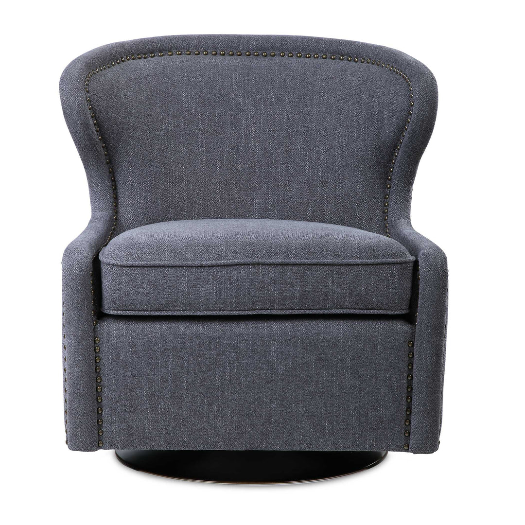 American Home Furniture Uttermost Biscay Swivel Chair