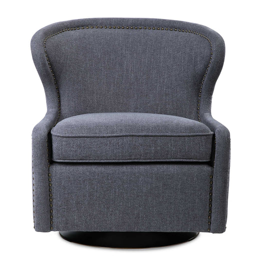 American Home Furniture Uttermost Biscay Swivel Chair