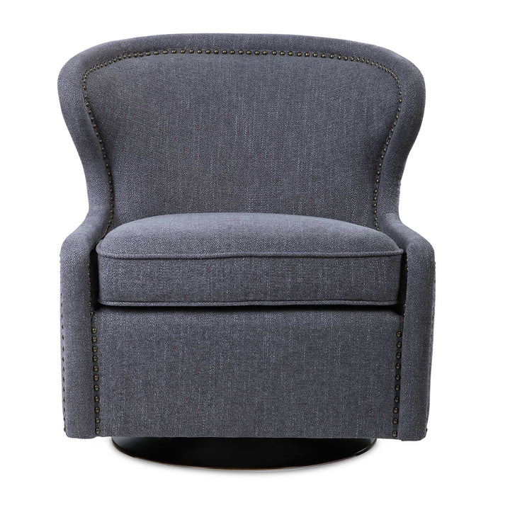 American Home Furniture Uttermost Biscay Swivel Chair