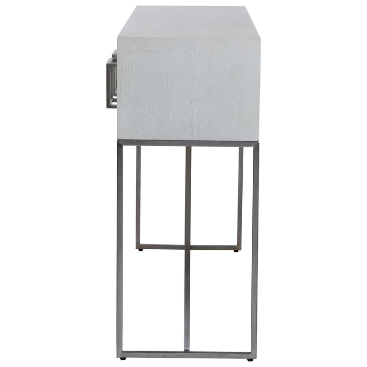 American Home Furniture Uttermost Abaya White Console Table