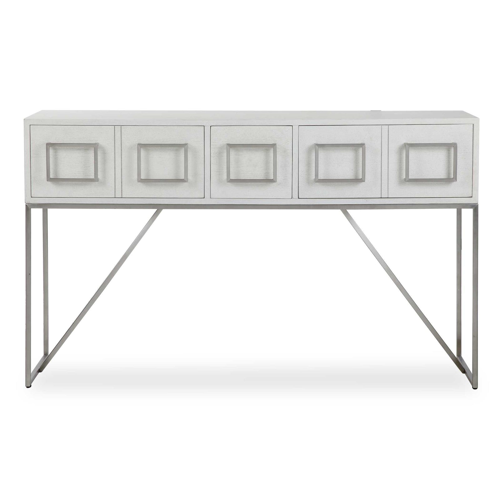 American Home Furniture Uttermost Abaya White Console Table