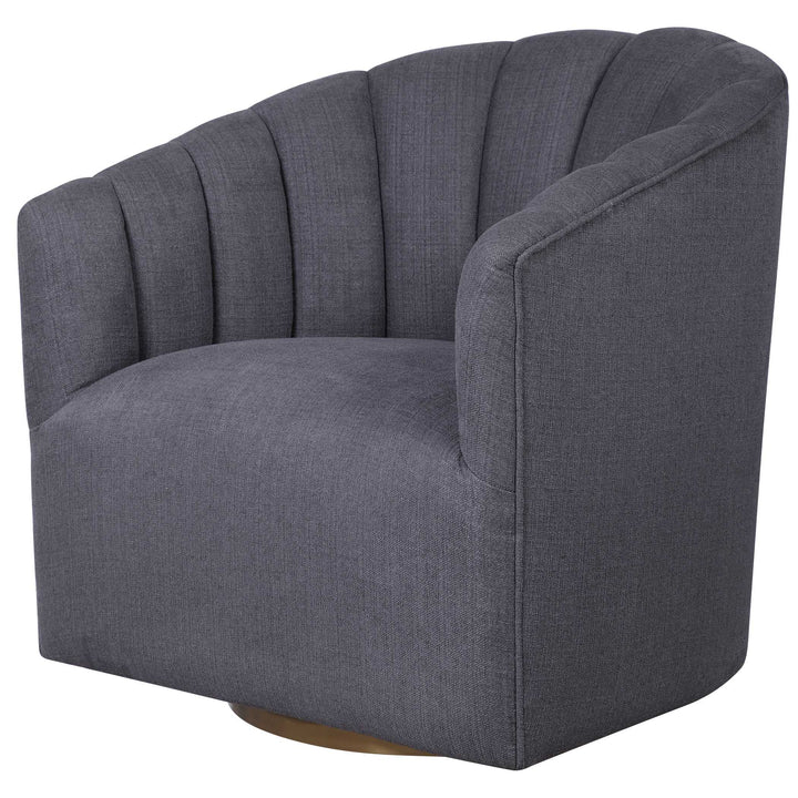 American Home Furniture Uttermost Cuthbert Modern Swivel Chair