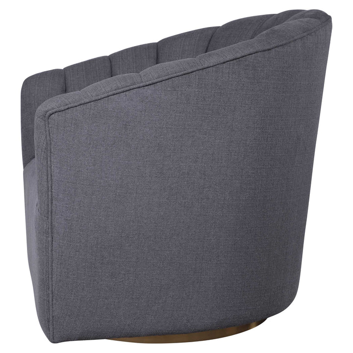 American Home Furniture Uttermost Cuthbert Modern Swivel Chair