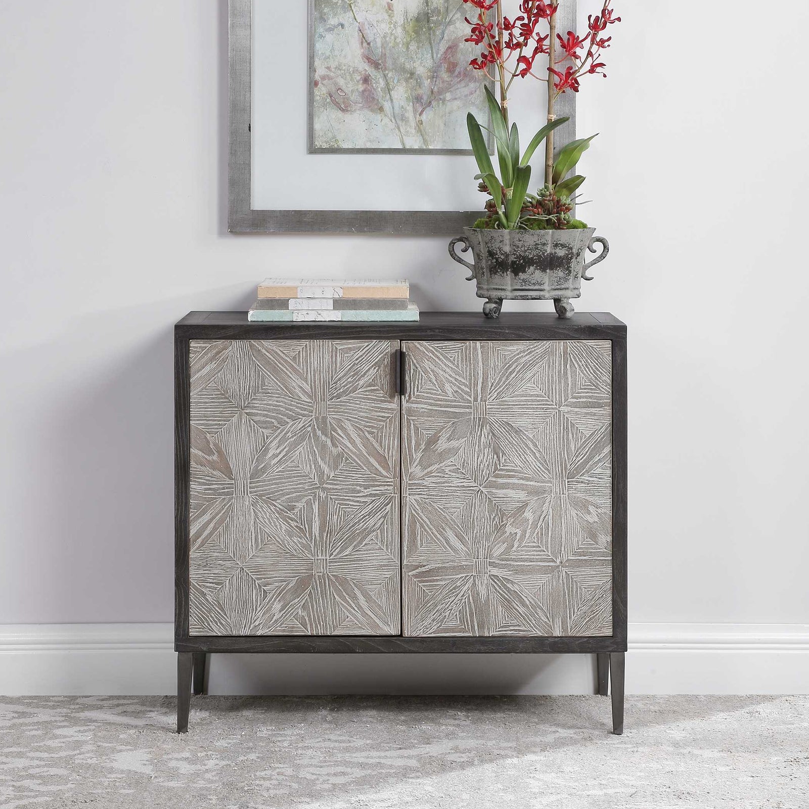 American Home Furniture Uttermost Laurentia 2 Door Accent Cabinet