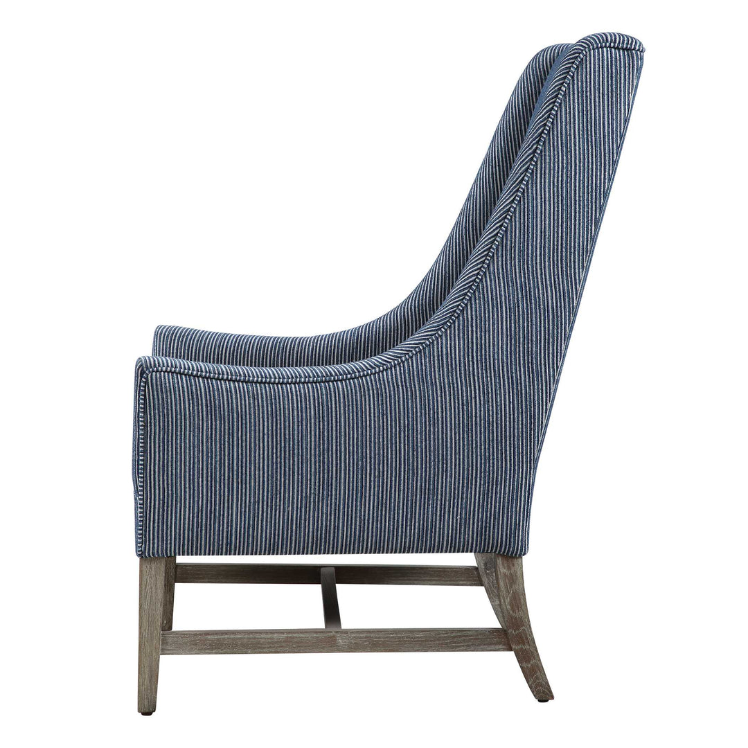 American Home Furniture Uttermost Galiot Wingback Accent Chair