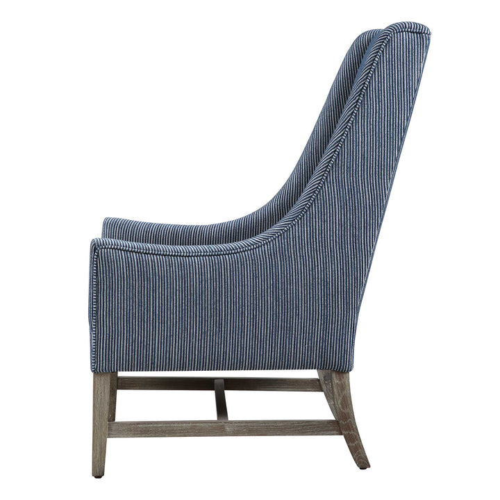 American Home Furniture Uttermost Galiot Wingback Accent Chair