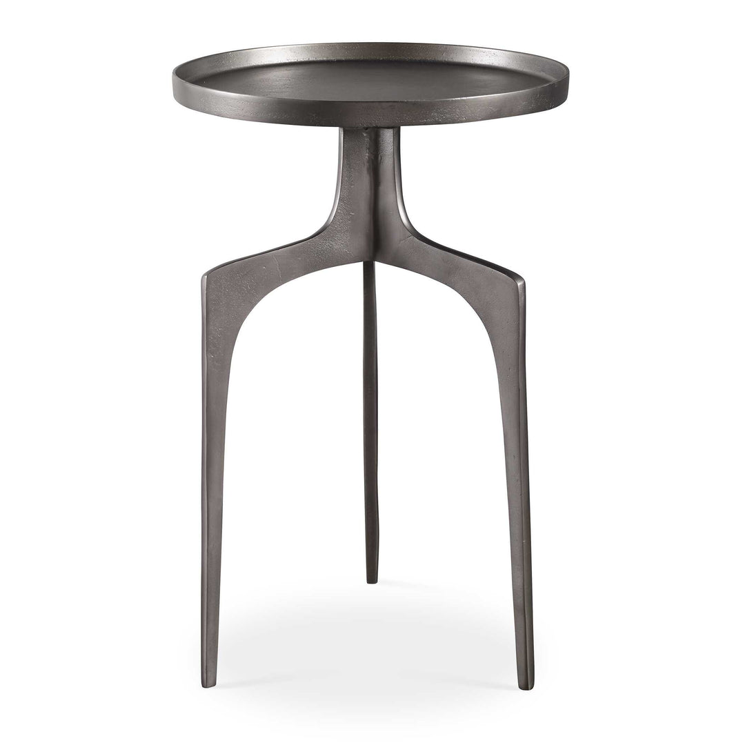 American Home Furniture Uttermost Kenna Nickel Accent Table