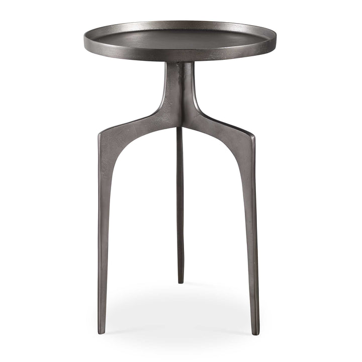 American Home Furniture Uttermost Kenna Nickel Accent Table