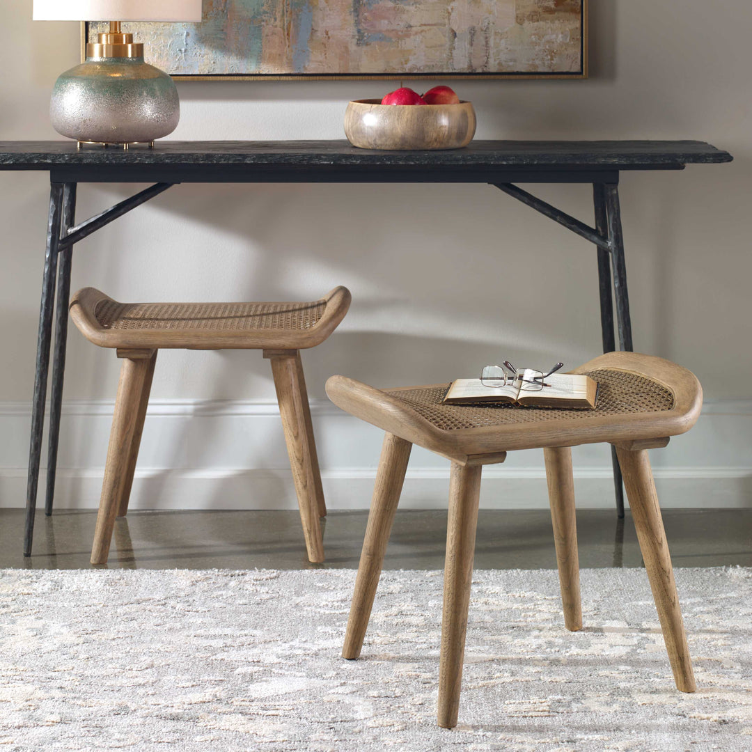 American Home Furniture Uttermost Arne Scandinavian Small Bench