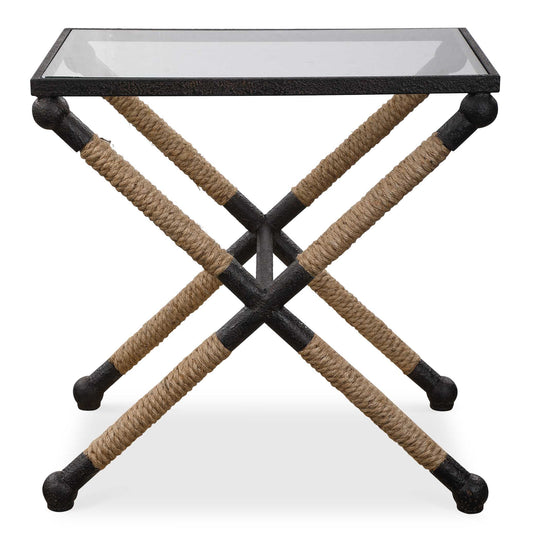 American Home Furniture Uttermost Braddock Coastal Accent Table