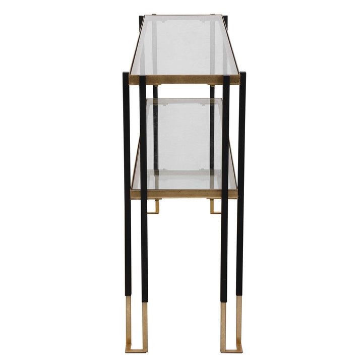 American Home Furniture Uttermost Kentmore Modern Console Table