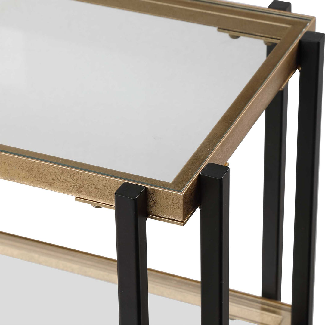 American Home Furniture Uttermost Kentmore Modern Console Table