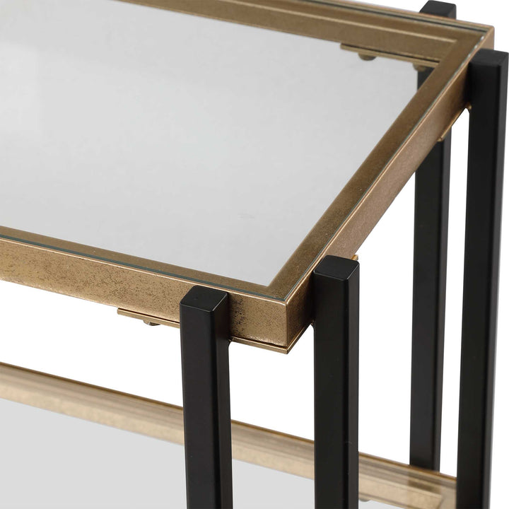 American Home Furniture Uttermost Kentmore Modern Console Table