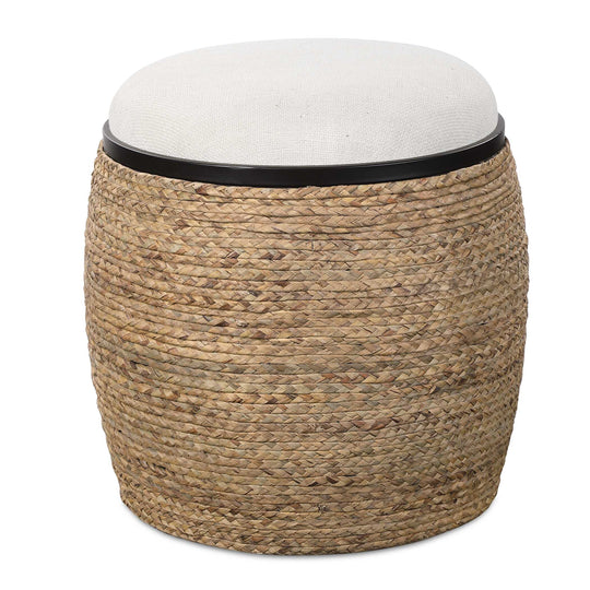 American Home Furniture Uttermost Island Straw Accent Stool