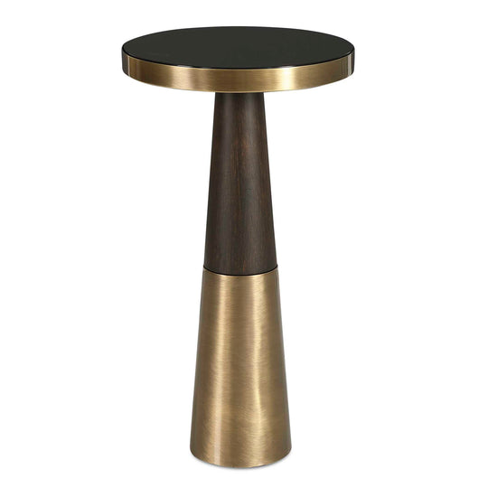 American Home Furniture Uttermost Fortier Black Accent Table