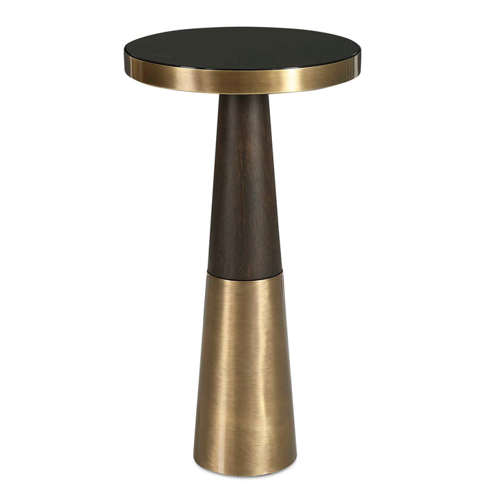 American Home Furniture Uttermost Fortier Black Accent Table