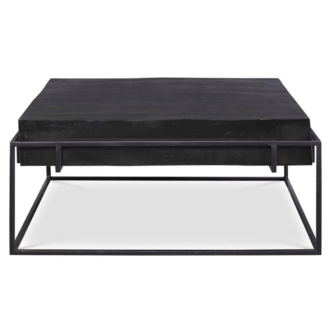American Home Furniture Uttermost Telone Modern Black Coffee Table