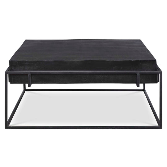 American Home Furniture Uttermost Telone Modern Black Coffee Table