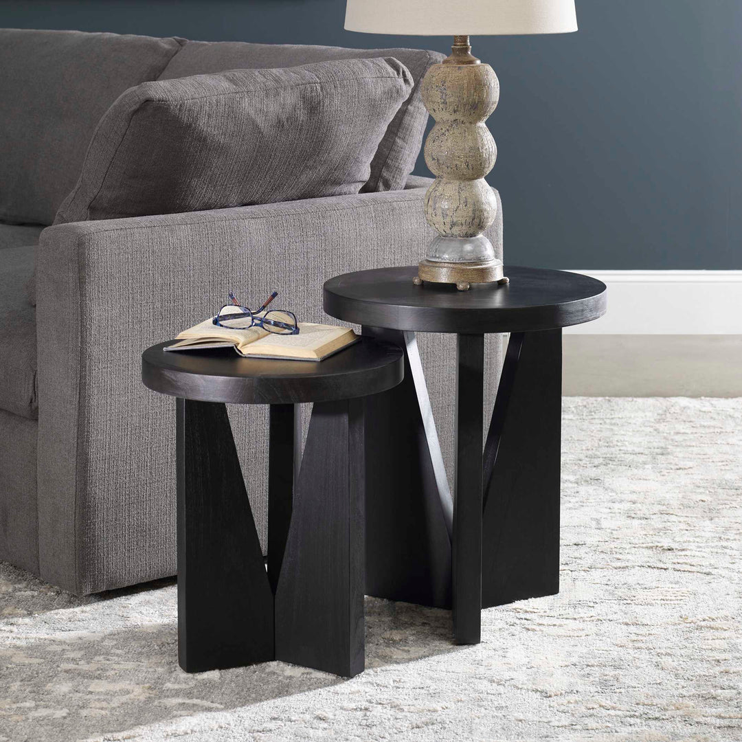 American Home Furniture Uttermost Nadette Nesting Tables, S/2