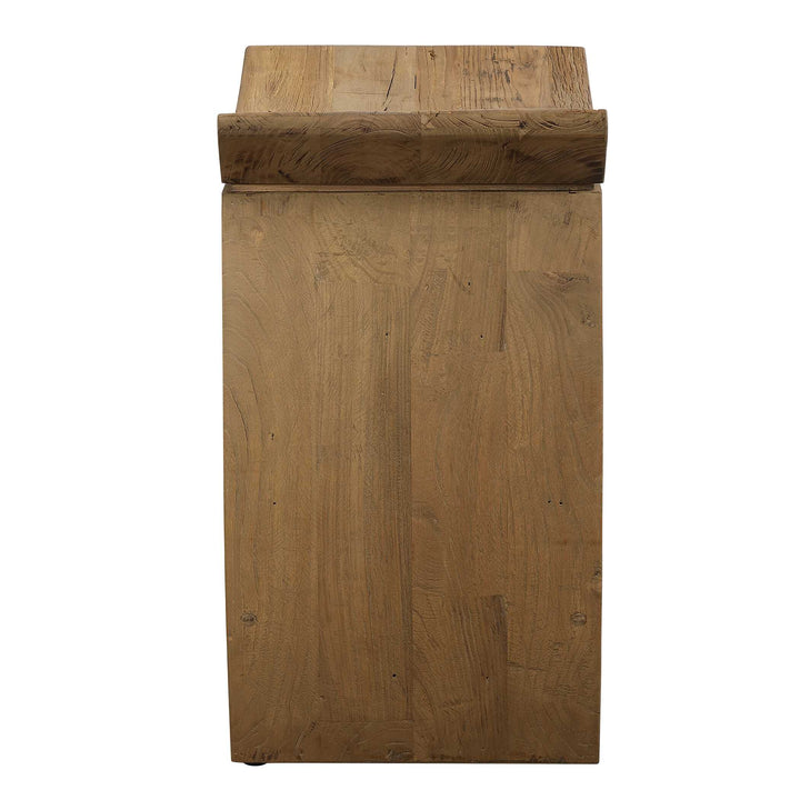 American Home Furniture Uttermost Connor Modern Wood Counter Stool