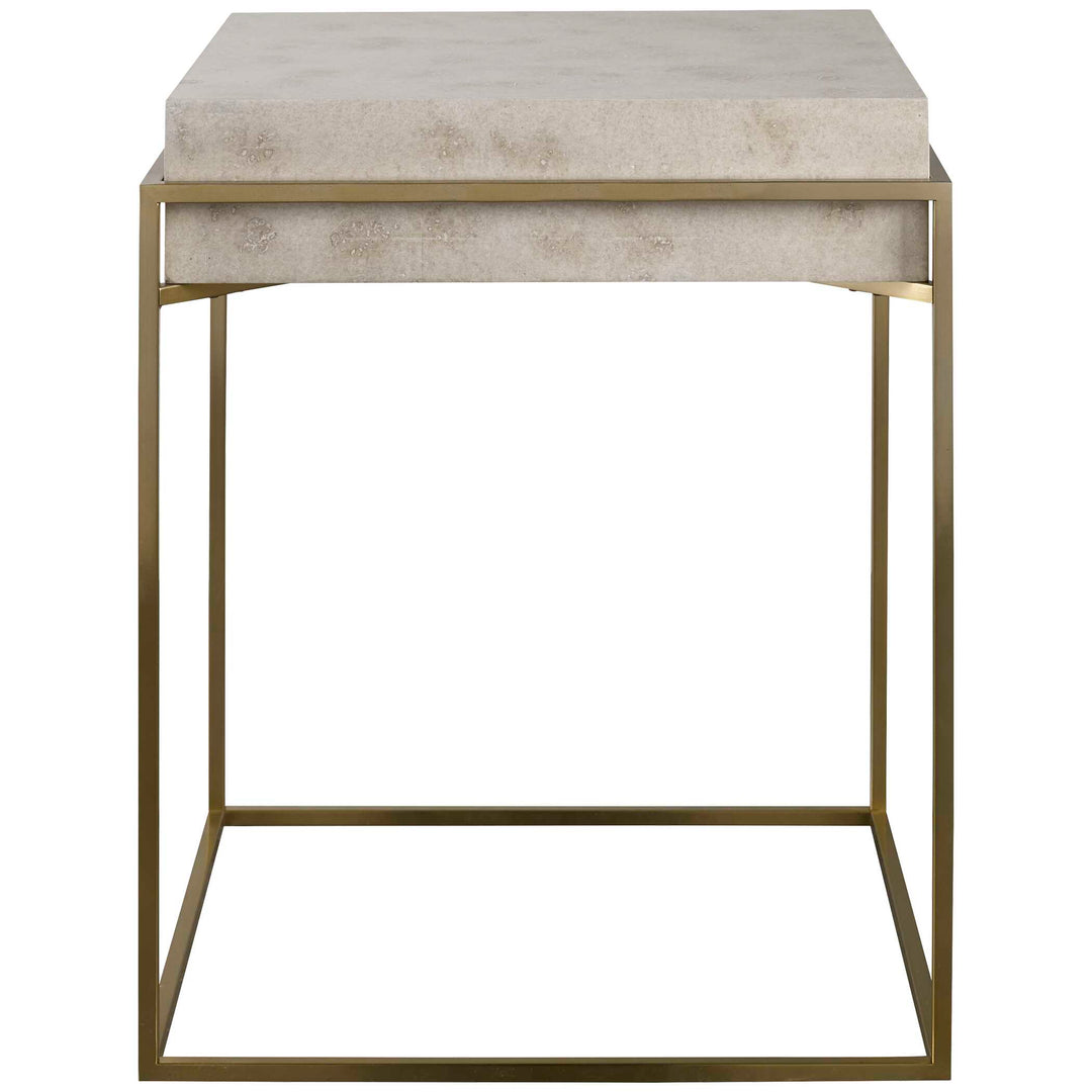 American Home Furniture Uttermost Inda Modern Accent Table