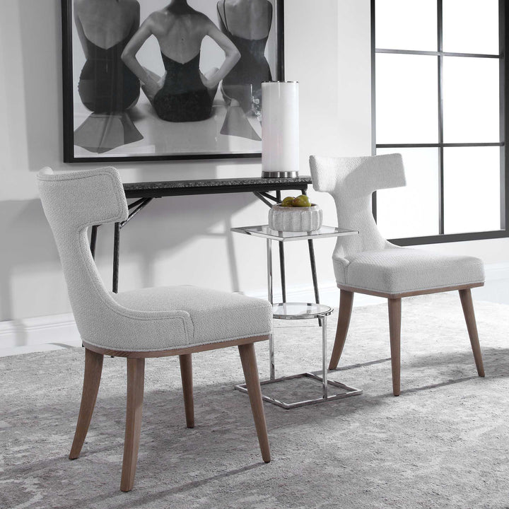 American Home Furniture Uttermost Klismos Accent Chair, Set Of 2