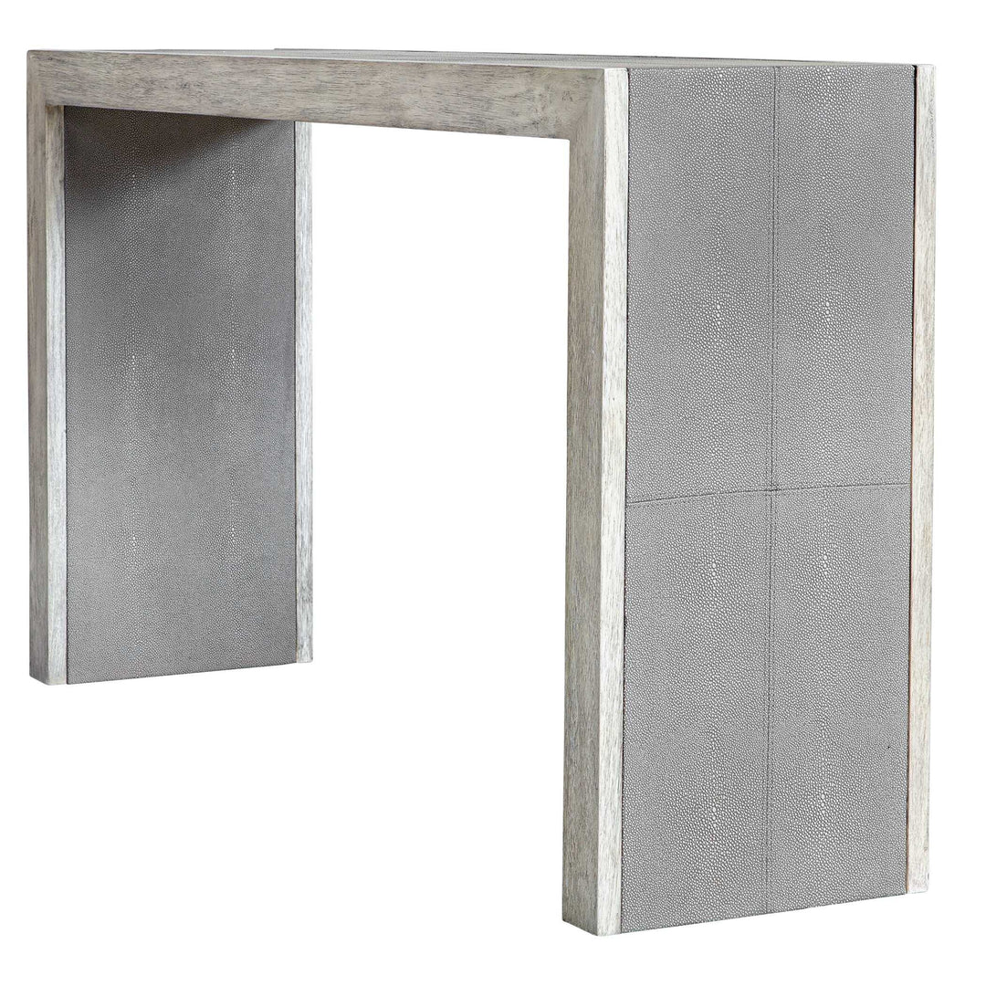 American Home Furniture Uttermost Aerina Aged Gray Console Table