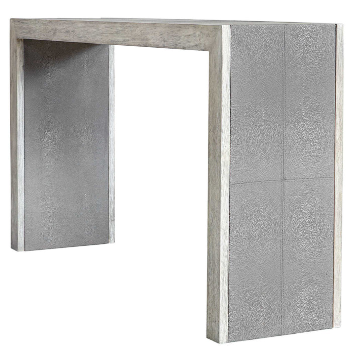American Home Furniture Uttermost Aerina Aged Gray Console Table
