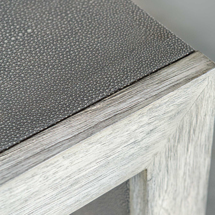 American Home Furniture Uttermost Aerina Aged Gray Console Table