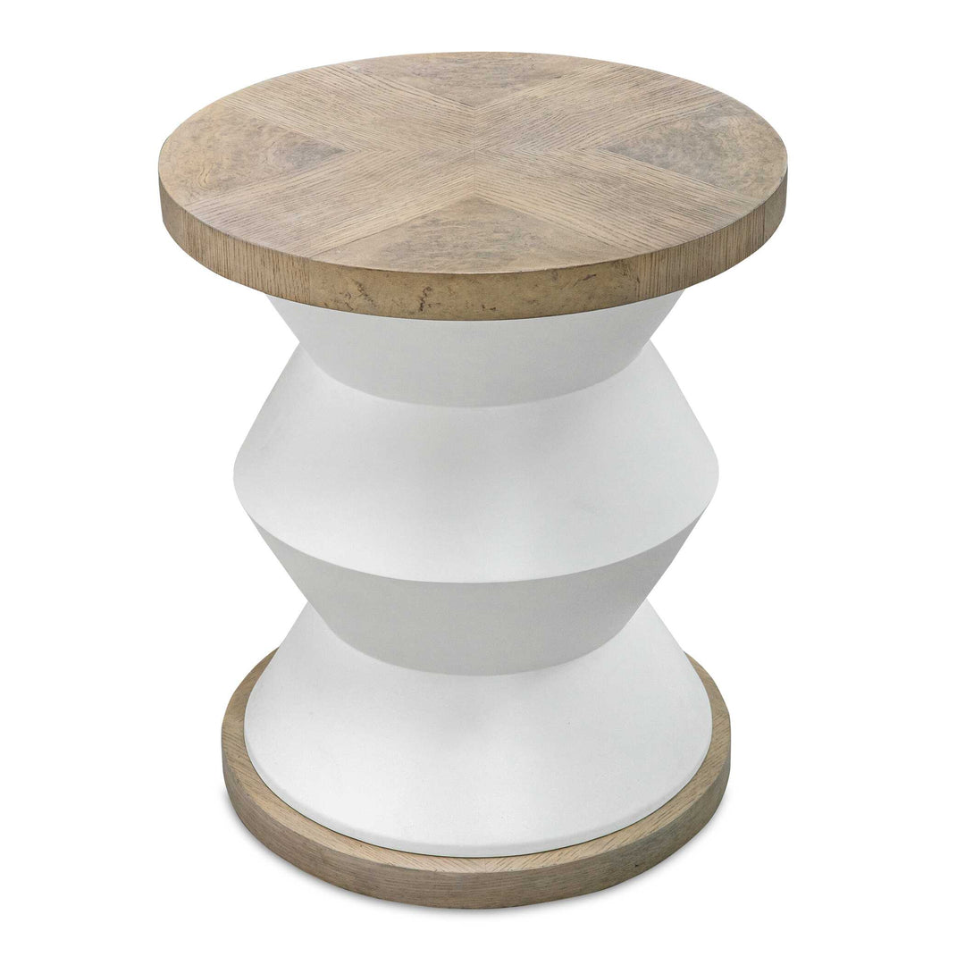 American Home Furniture Uttermost Spool Geometric Side Table