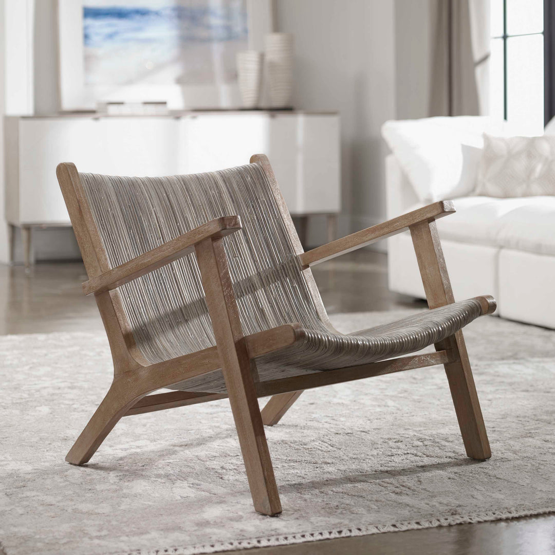 American Home Furniture Uttermost Aegea Rattan Accent Chair