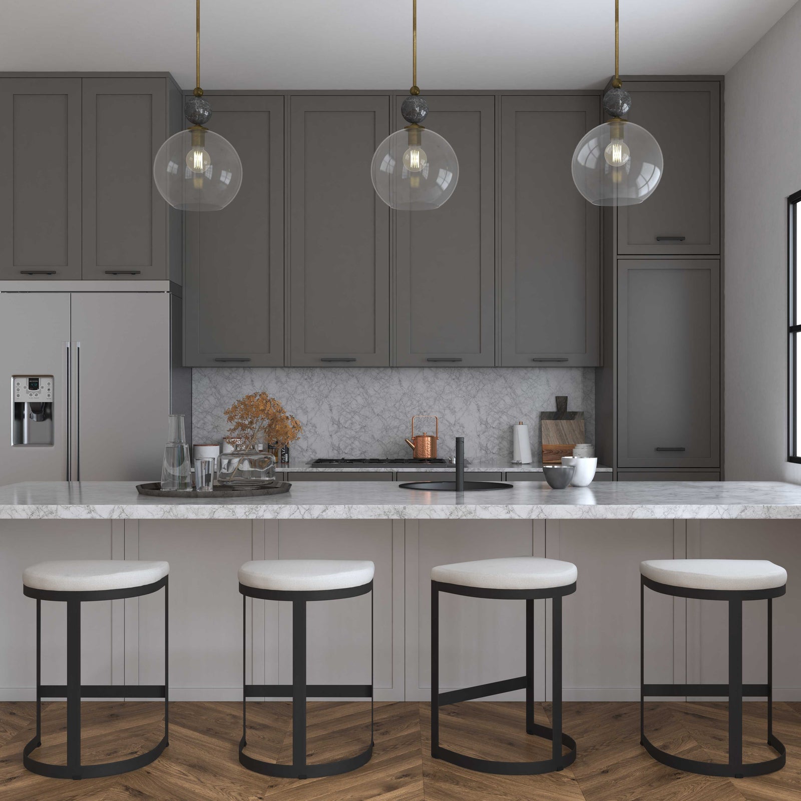 American Home Furniture Uttermost Ivanna Counter Stool