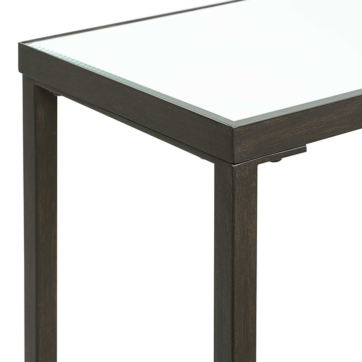 American Home Furniture Uttermost Hayley Black Console Table