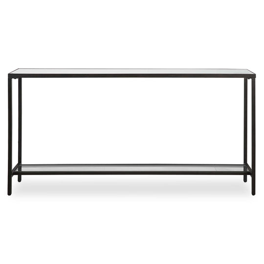 American Home Furniture Uttermost Hayley Black Console Table